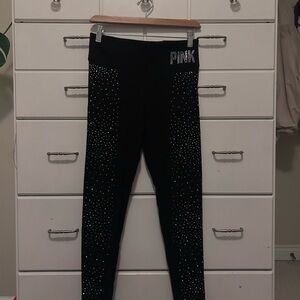 VINTAGE VS PINK RHINESTONE LEGGINGS